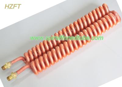 China Customized Condenser Coils Liquid Cooling / Finned Coil Heat Exchangers for sale