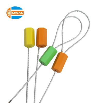 China MA-CS 3001 Tamper proof fixed length shipping security cable seal for sale