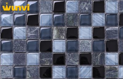 中国 耐酸性 23 の × 23mm 流行の Mable の質のガラス現代陶磁器の床タイル 販売のため