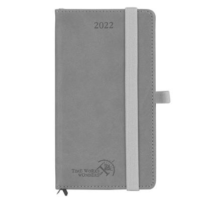 China 80GSM Ink Resistant Ivory Paper Planner FSC Certified Grey Softcover for sale