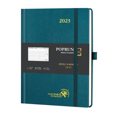 China Pacific Green 2023 Weekly Planner Vertical Layout Monthly Weekly Plan On 2 Pages Large en venta