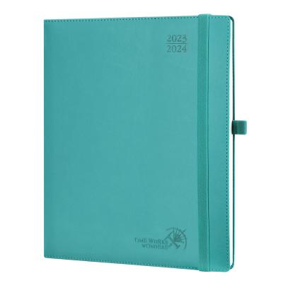 China 2024 POPRUN Vertical Layout Weekly Planner With Large Writing Space for sale