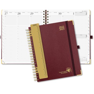China Vertical Layout 2023 2023 Weekly Planner With 100GSM Ivory Paper for sale