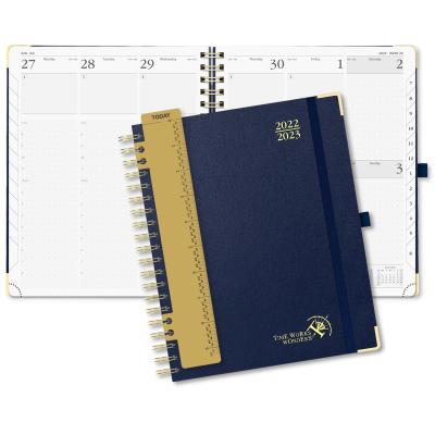 China Vertical Layout Custom Academic Planner From Jul 2023 To Jun 2024 for sale