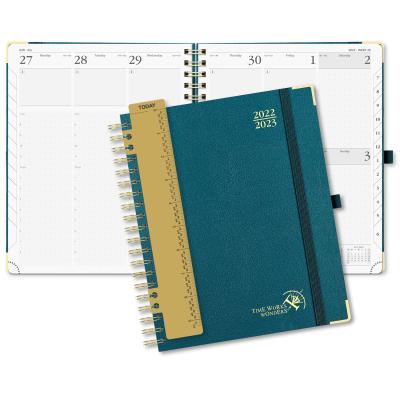 China A4 Size Custom Academic Planner With Hourly Schedule Monthly Tabs for sale
