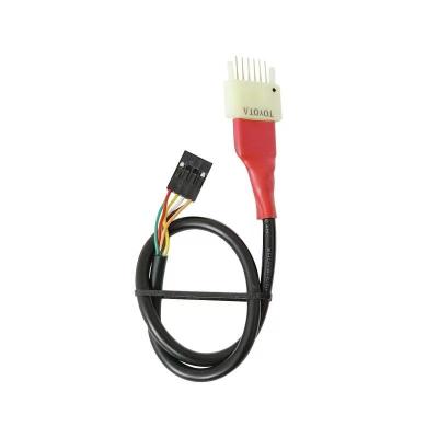 China pogo 6 pin spring load cable to DIP8 adapter for TOYOTA  repair tools PCB en venta
