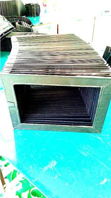 China high quality rectangular type covers bellows  for machine way protection made by Gordillo bellows for sale