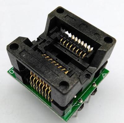 China OTS8/28 -0.65-01 DIP test socket adapter with PCB for sale