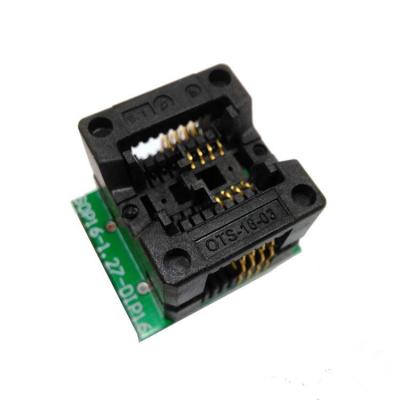 China OTS16/28 -1.27-04 test socket adapter with PCB en venta