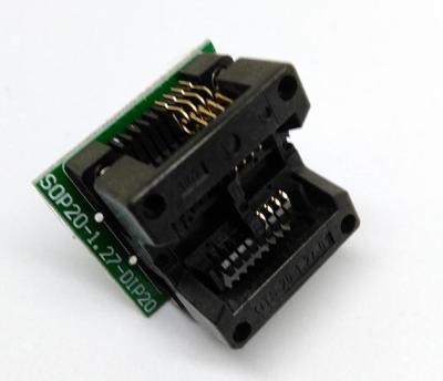 China OTS20 -1.27-01 test socket adapter with PCB for sale
