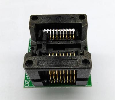 China OTS20 -1.27-01 test socket adapter with PCB en venta