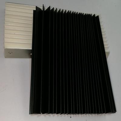 China high quality  bellows protect cover for linear made by fiber cloth and PVC for CNC fiber laser cutting machine 500-1000w for sale