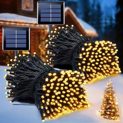 中国 300MAH IP 44 Solar Copper Wire Lights For Wedding Christmas Tree Decorations 販売のため