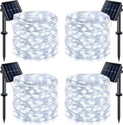 China 400pcs LED Solar Fairy Lights 8 Modes Solar Powered Twinkle Lights For Garden Patio for sale
