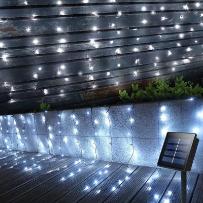 China 500 LED Weeding Solar Icicle Lights 600 LM With 2.8M Cable Decorations for Bedroom for sale