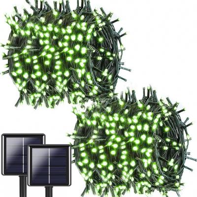 China IP44 50M Length Solar Powered LED Christmas Lights For Garden for sale