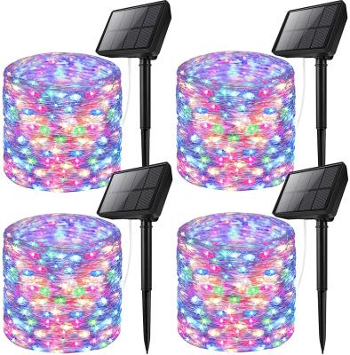 China 3.7V Battery Solar Christmas String Lights Multi Color With 3M Cable for sale
