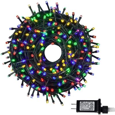 China As luzes de Natal multicoloridos telescópicas do diodo emissor de luz das multi cores amarram 400 o diodo emissor de luz 120V à venda