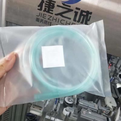 중국 <p>15-18pcs/Min 의료기기 포장 기계 두 개의 스테이션 산소 튜브 포장 생산 라인</p> 판매용
