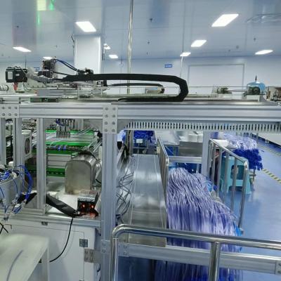 중국 <p>자동 투여 세트 조립 기계 의학적 튜브 코일 봉지 공급 및 밀폐</p> 판매용