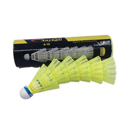 China Shuttlecock Nylon Badminton Shuttle Plastic Ball With Great Stability Durability for sale