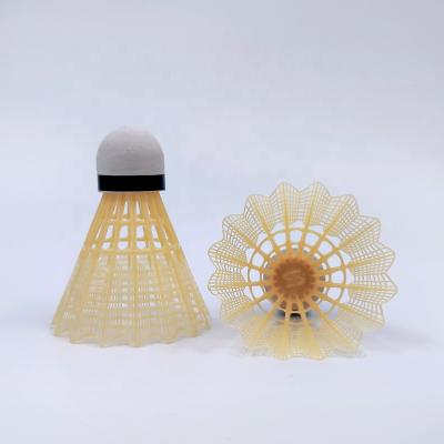 China Durable Plastic Badminton Shuttlecock 12pcs Anyball Brand for sale