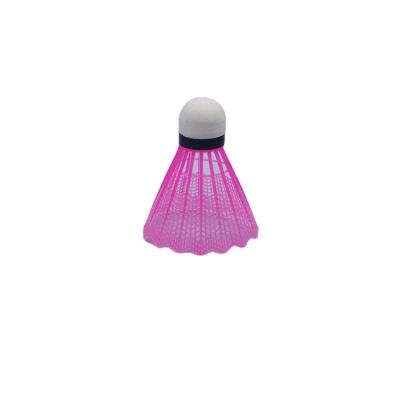 China Muti Colors Feather Plastic Badminton Shuttlecock Game Playing for sale