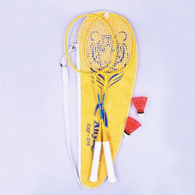 Chine Raquette de badminton légère réglée avec le volant en plastique à vendre