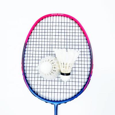China Full Graphite Carbon Fiber Badminton Racket Set 67cm Carbon Graphite Badminton Racquet for sale
