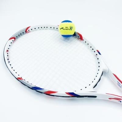 China 310g Aluminum Tennis Racquet Carbon Fiber 330mm Tension 45lbs for sale