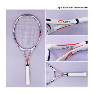 China Alloy Aluminum Tennis Racquet 27inch Long Carbon Tennis Racket for sale