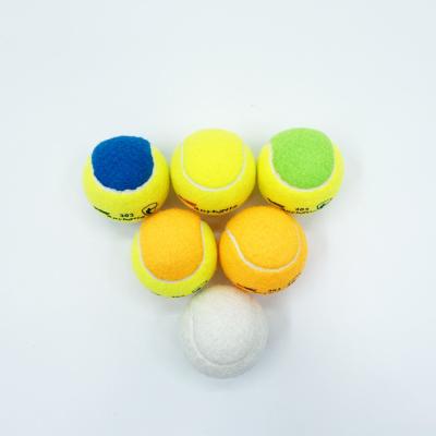 China Outdoor Tennis Racket Ball Polyester Cotton Rubber Tennis Balls for sale