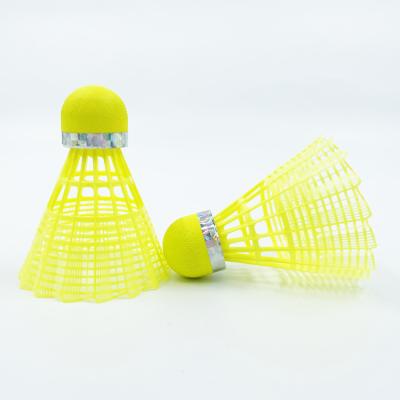 China Fiber Cork Badminton Shuttlecock Ball Nylon Shuttles With Stability Durability for sale