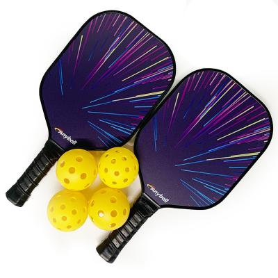 China Glass Fiber Pickleball Paddle Set With Indoor and Outdoor Pickleball Balls à venda