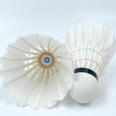 Chine Grade A Plume d'oie Badminton Shuttlecock Excellente qualité Prix de gros avantageux à vendre