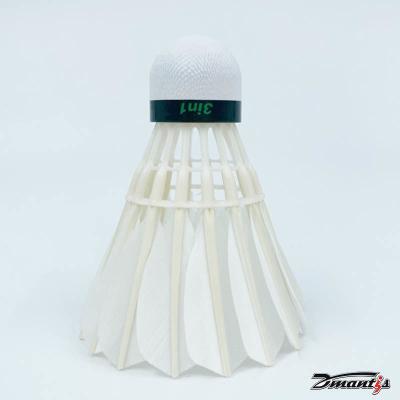 China Badminton Sport Items Durable High Durability Training Badminton Goose Feather Shuttlecock 3in1 Hybrid for sale