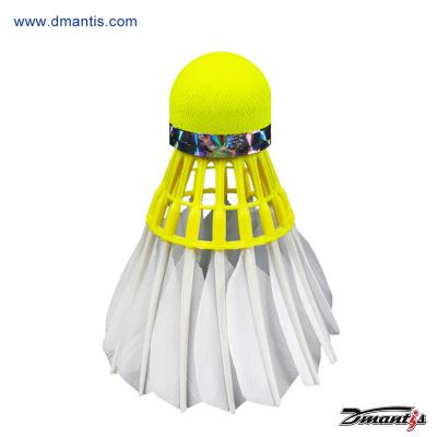 Chine 3 en 1 Coq en fibre Badminton Plume d'oie Plume de chasse avec plume naturelle Plume de chasse personnalisée Badminton à vendre