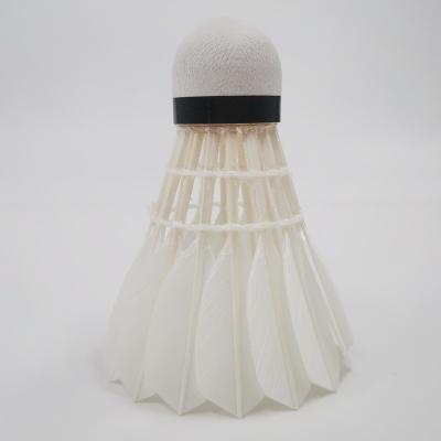 China Best Quality Of International Competition Level Of Indoor Senior Badminton Shuttlecock Super Class Goose Feather for sale