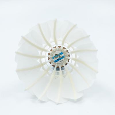 China Shuttlecock Goose Feather 3in1 Hybrid Feather Goose Feather Badminton Shuttlecock en venta