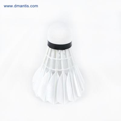 China Best Selling Class A Goose Feather Badminton Shuttlecock Stable Flight High Quality Badminton Shuttlecock for Tournament à venda