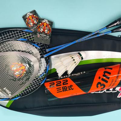 China                  Badminton Set Manufacture Directly Selling Badminton Set with Graphite Fiber Badminton Racket and 3in1 Shuttlecock              for sale