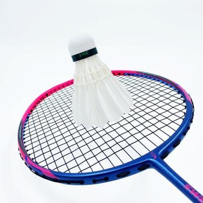 China Wholesale Price Full Carbon Racket Customized Lighter Badminton Racket à venda