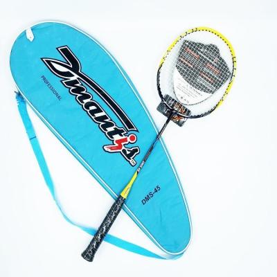 China DMS45 100% Graphite Badminton Racket High Quality Carbon Fibre à venda