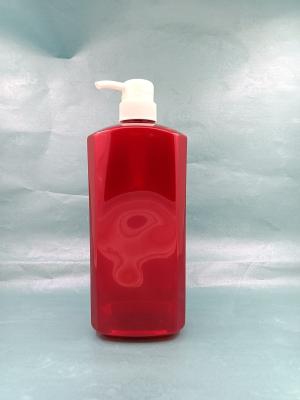 China Hot Stamping​ Big Shampoo Bottles , Pump Cosmetic Bottles PET Material for sale