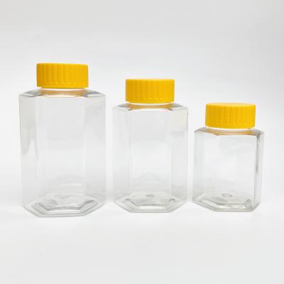 China Screen Printing PET Plastic Honey Bottles 250ml 300ml Capacity for sale