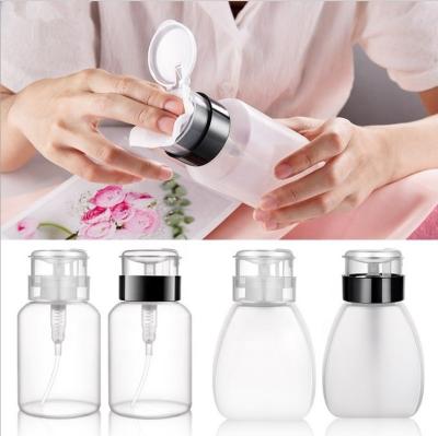 China Plastic Nail Polish Remover Pump Bottle , Makeup Remover Dispenser OEM ODM for sale