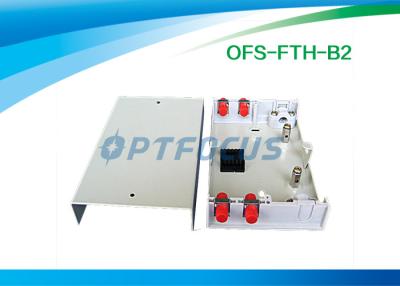 China Small ROHS Fiber Termination Box 6 Pigtail LC Plastic Network Termination Box 152x107x31 mm for sale