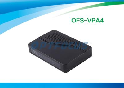China 10 / 100 Base-T Ethernet 2 Port Voip Gsm Gateway 4 FXS ATA SIP / H.323 for sale