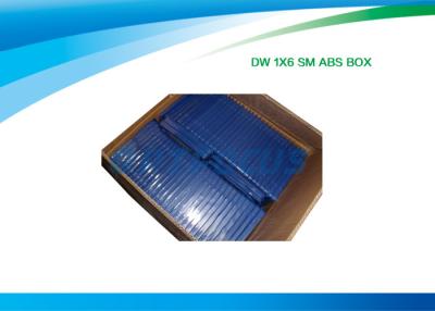China SM DW FBT 1×4 Fiber Optic Splitter 1310nm 1550nm ABS box ± 40 nm Bandwidth for sale