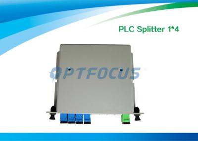 China 1x16 Fiber Optic Splitter / PLC Splitter 19’' RACK 1260nm - 1650nm PON Networks Low PDL for sale